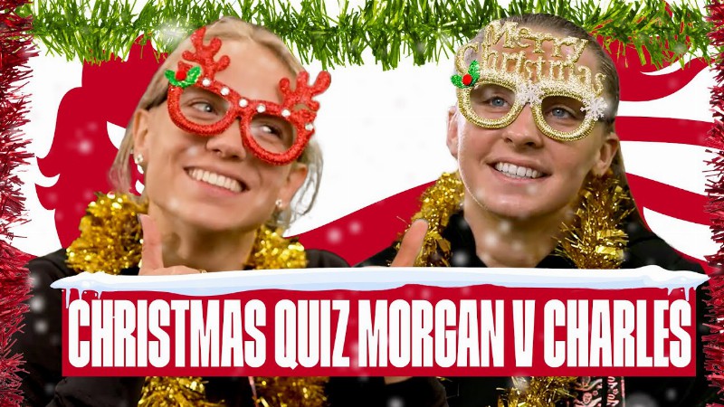 image 0 sing It For A Bonus Point! Esme Morgan & Niamh Charles Compete In Lionesses Festive Christmas Quiz
