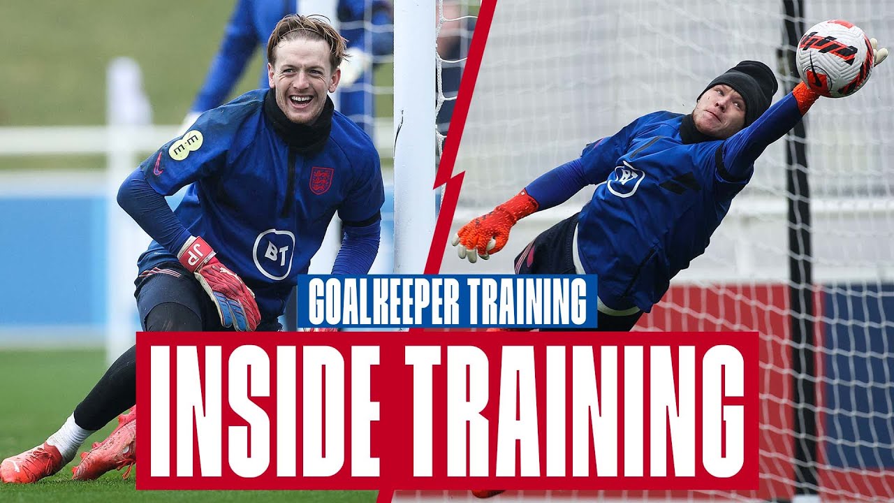 image 0 that's Going On Instagram 🤣 Pickford Ramsdale And Johnstone's Reaction Drills : Inside Training