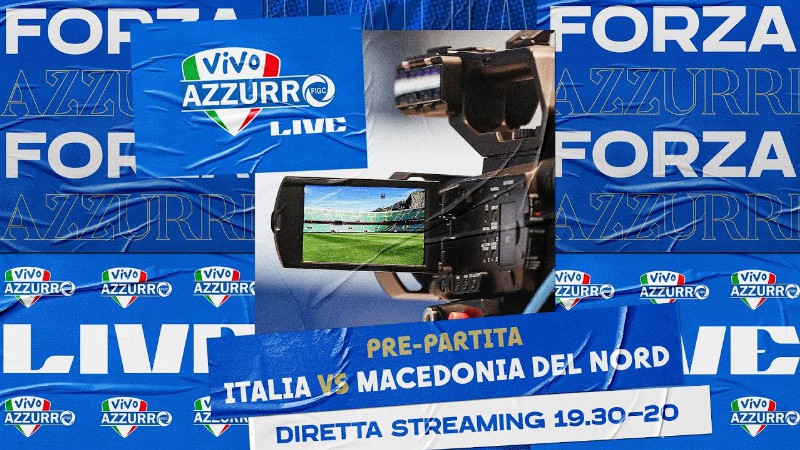 image 0 Vivo Azzurro Live: Pre-partita Italia-macedonia Del Nord